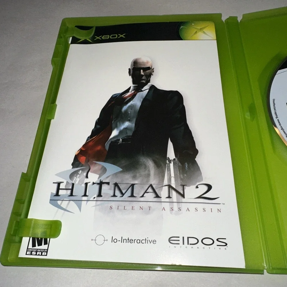 Hitman 2: Silent Assassin (Xbox, 2002) Complete CIB Manual + Registration Card